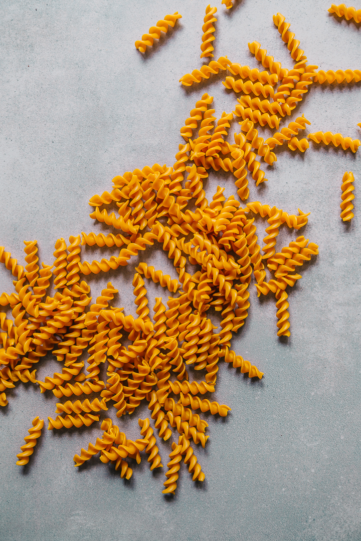 The Hungry Warrior - RED LENTIL PASTA + TURKISH RED PEPPER PESTO