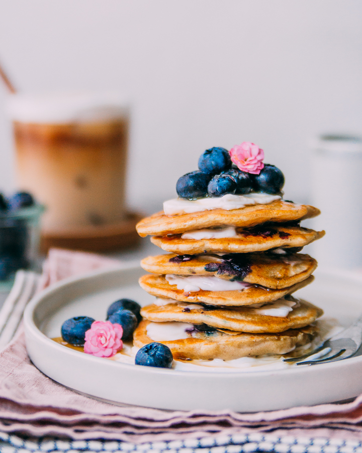 Lemon Blueberry "Buttermilk" Pancakes