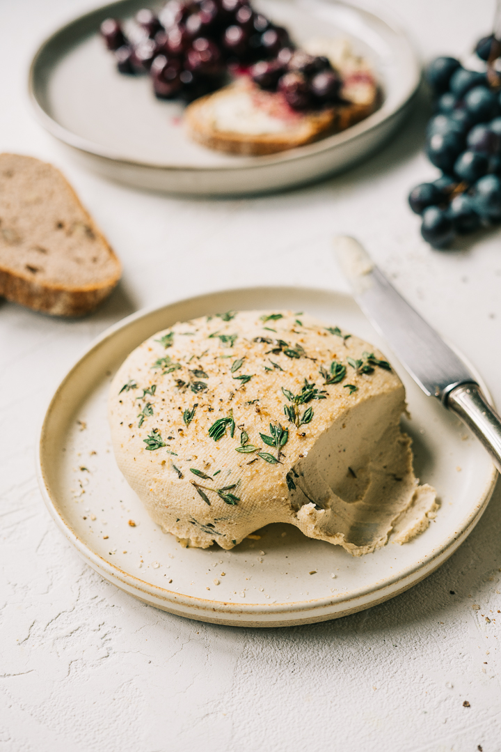 Lemon and Thyme Cashew Cheez